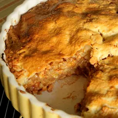 Закрытый Яблочный Пай.  Apple Pie (Gedeckter Apfelkuchen)