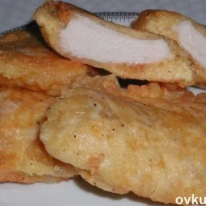 Филе курицы в сырной шубке