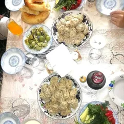 Мантушки с мясом