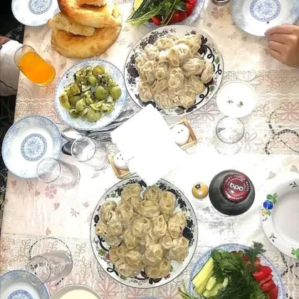 Мантушки с мясом