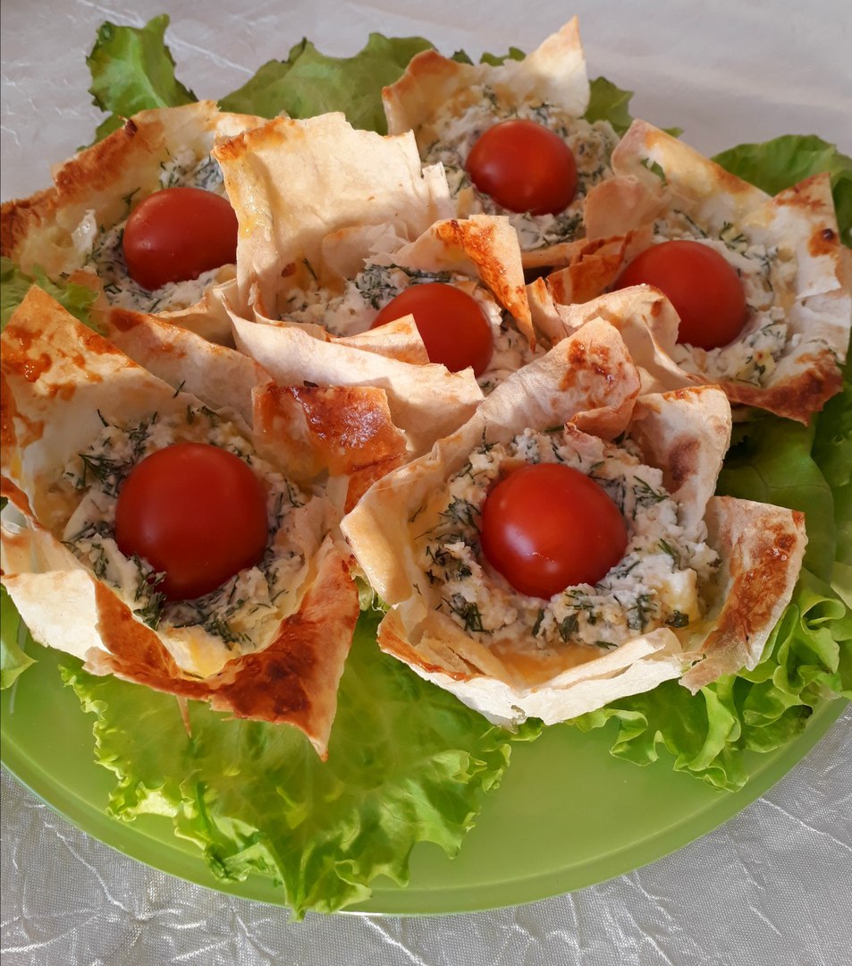 Корзинки из лаваша