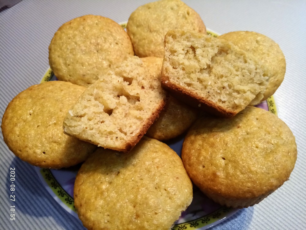 Банановые кексики