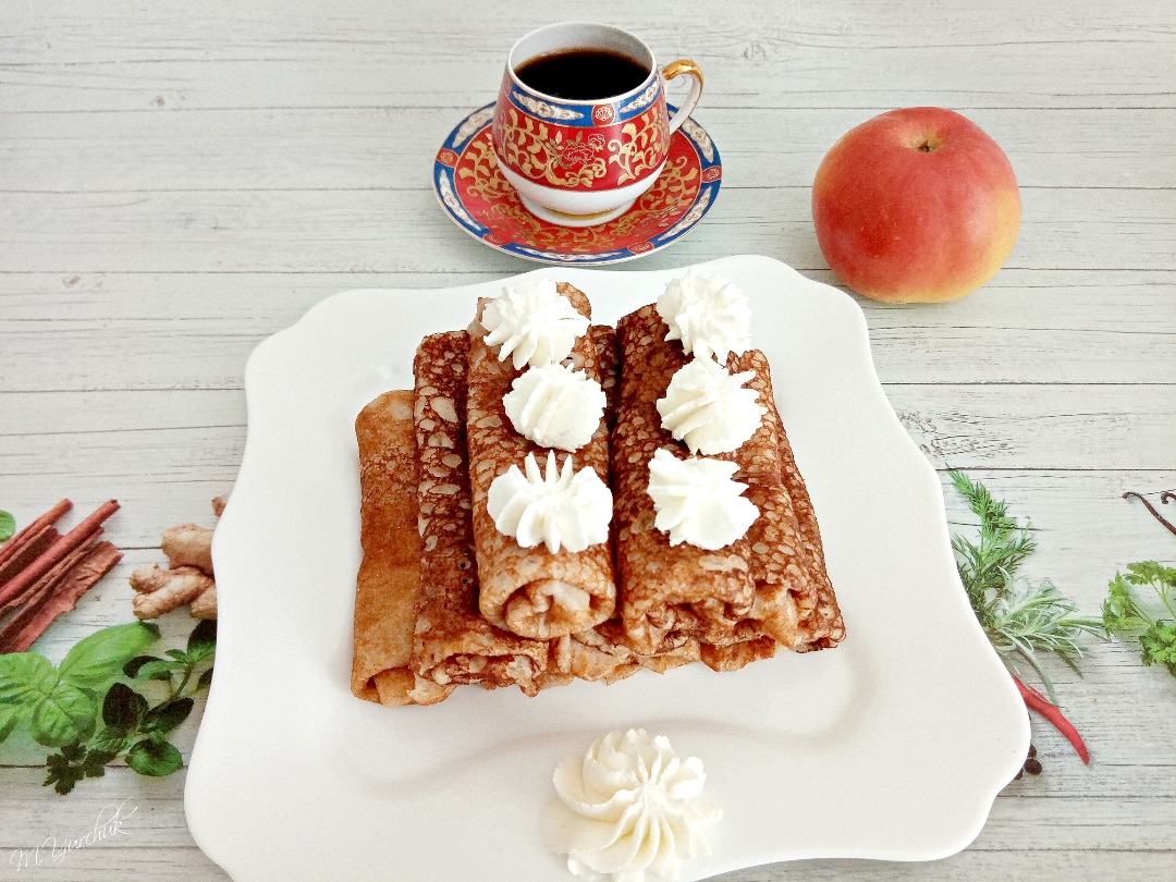 Блины на цельнозерновой муке