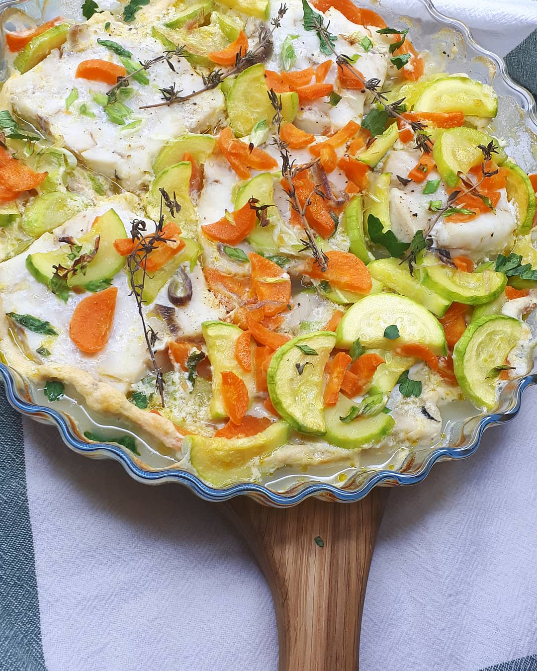 Запеченный минтай