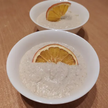 Творожок из зелёной гречки с яблоком