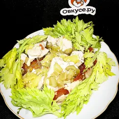 Индейка с овощами в духовке