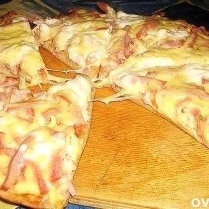 Пицца на сковороде за 10минут