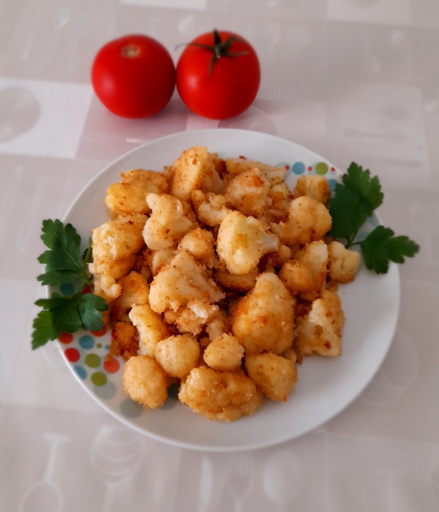 Цветная капуста в сухарях😋😋