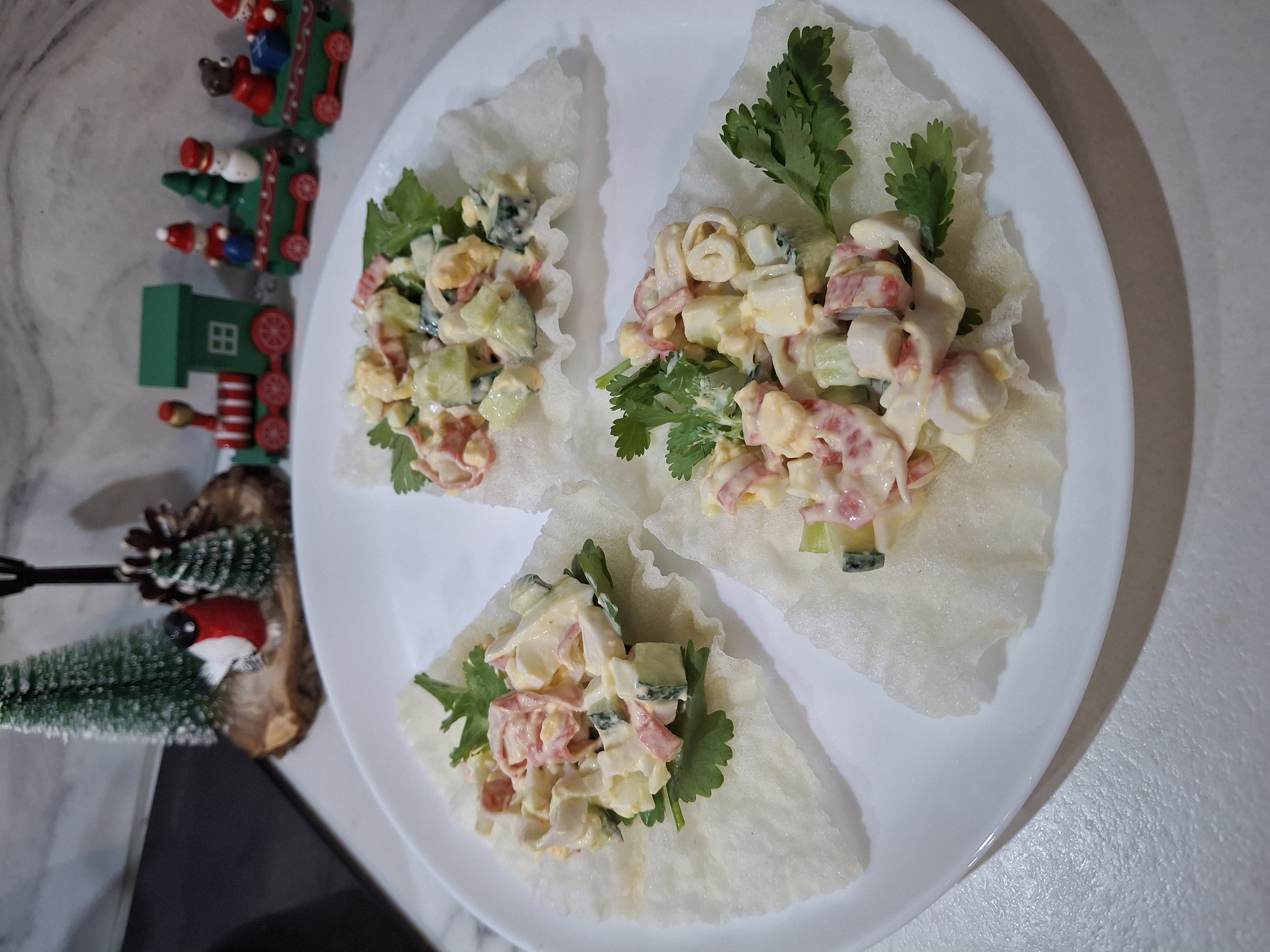 Закуска из крабовых палочек