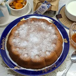  Медовый пирог на кефире