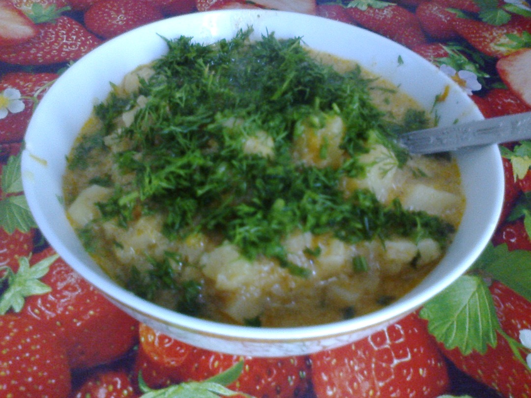 Тушеная в духовке капуста с картошкой