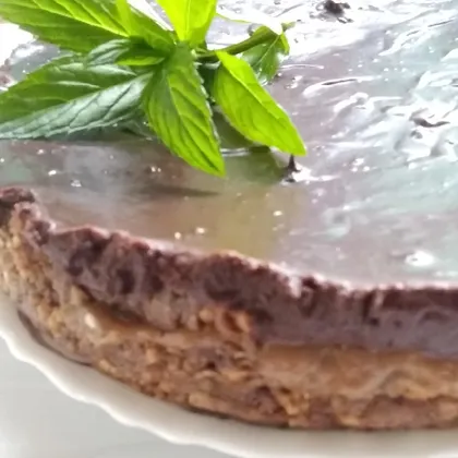Прянично-шоколадный тортик без выпечки