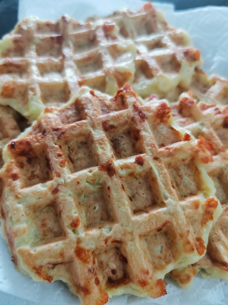 Вафли из кабачка. Или кабачковые оладьи
