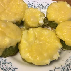 Запечённые кабачки под сыром 🧀