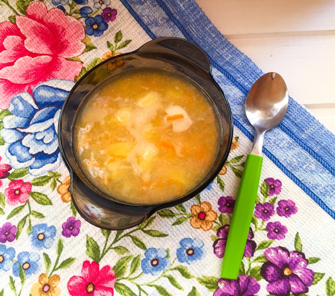 Гороховый суп с курицей в мультиварке — рецепт с фото