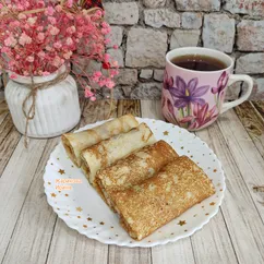 Блинчики 3 стакана с мясом