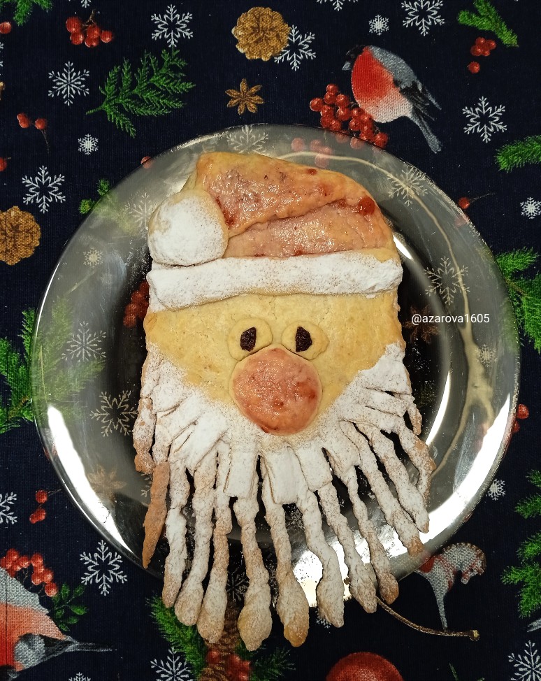 Рождественский пирог Санта-Клаус