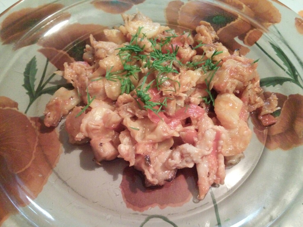 Ароматная курица с кабачками