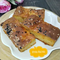 Заливной пирог с капустой