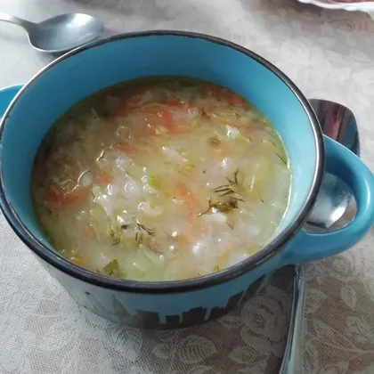 Суп с капустой и манкой