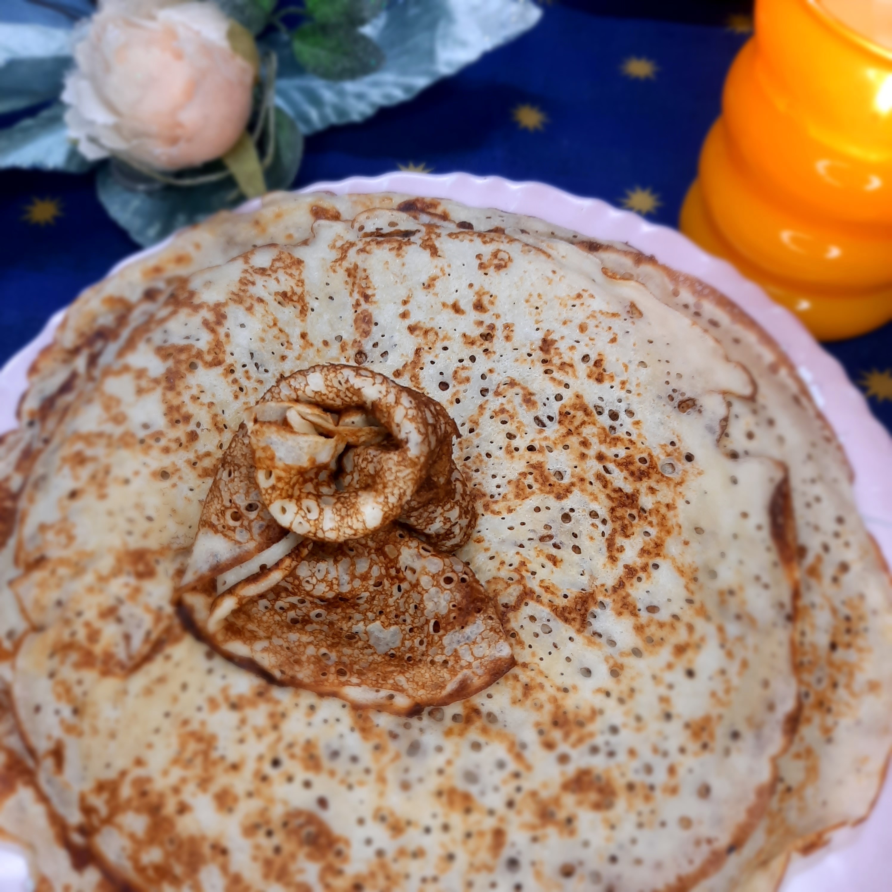 Ажурные блины на кефире