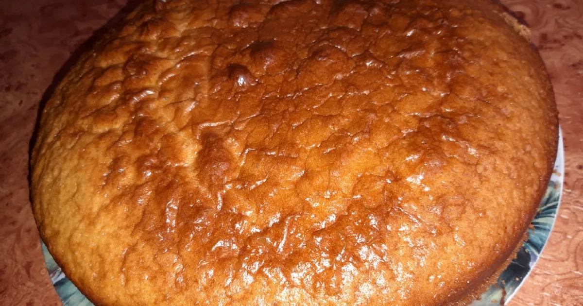 Рецепта пышного бисквита на кефире (твой торт будет самым вкусным)
