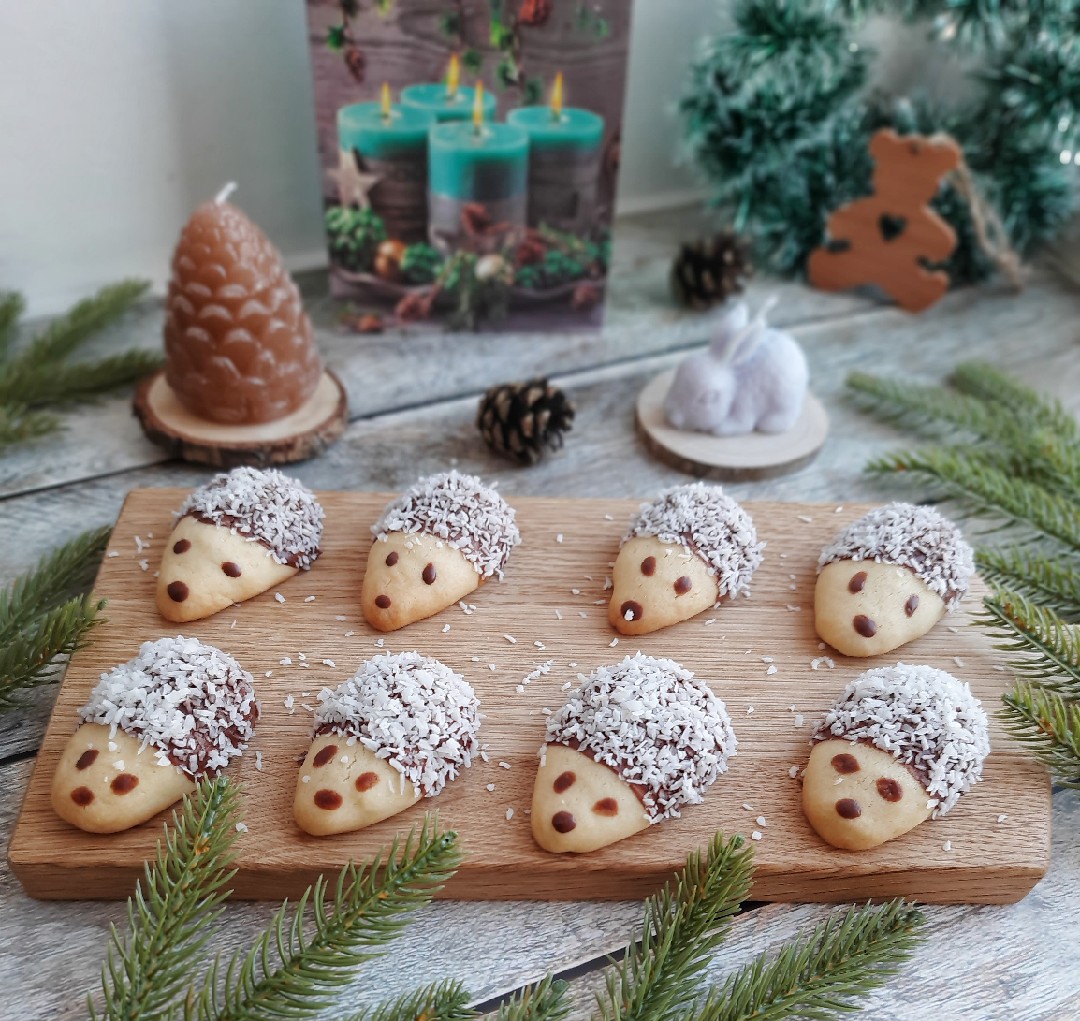 Печенье Ёжики – новогодний рецепт