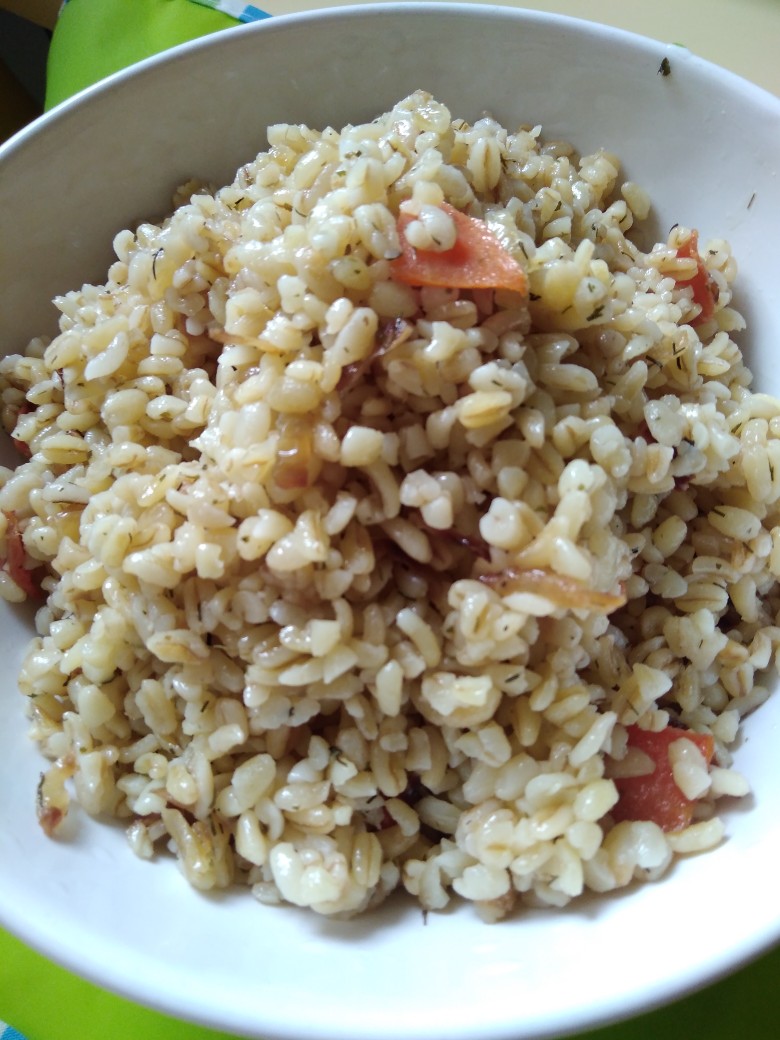 Булгур с морковью и луком