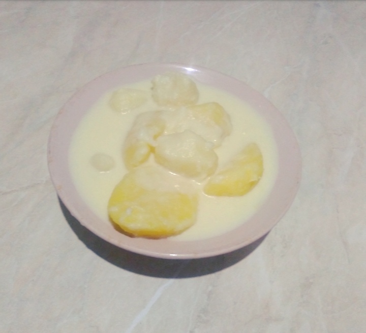 Картофель в молоке
