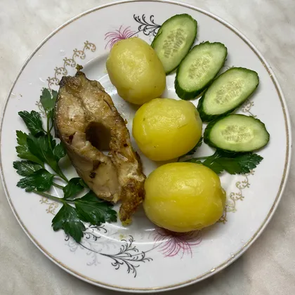 Карп жареный