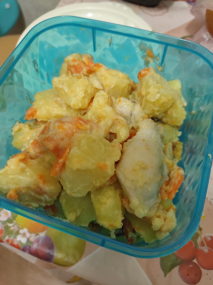 Кролик с овощами