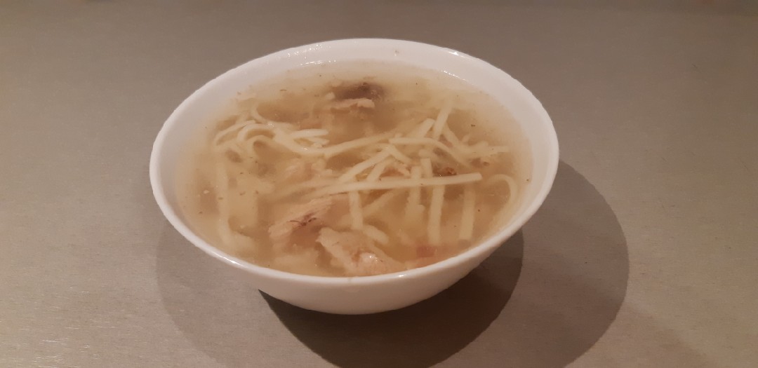 Перепелиный суп с лапшой