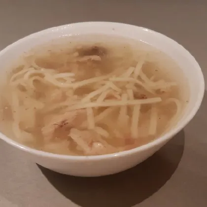 Перепелиный суп с лапшой