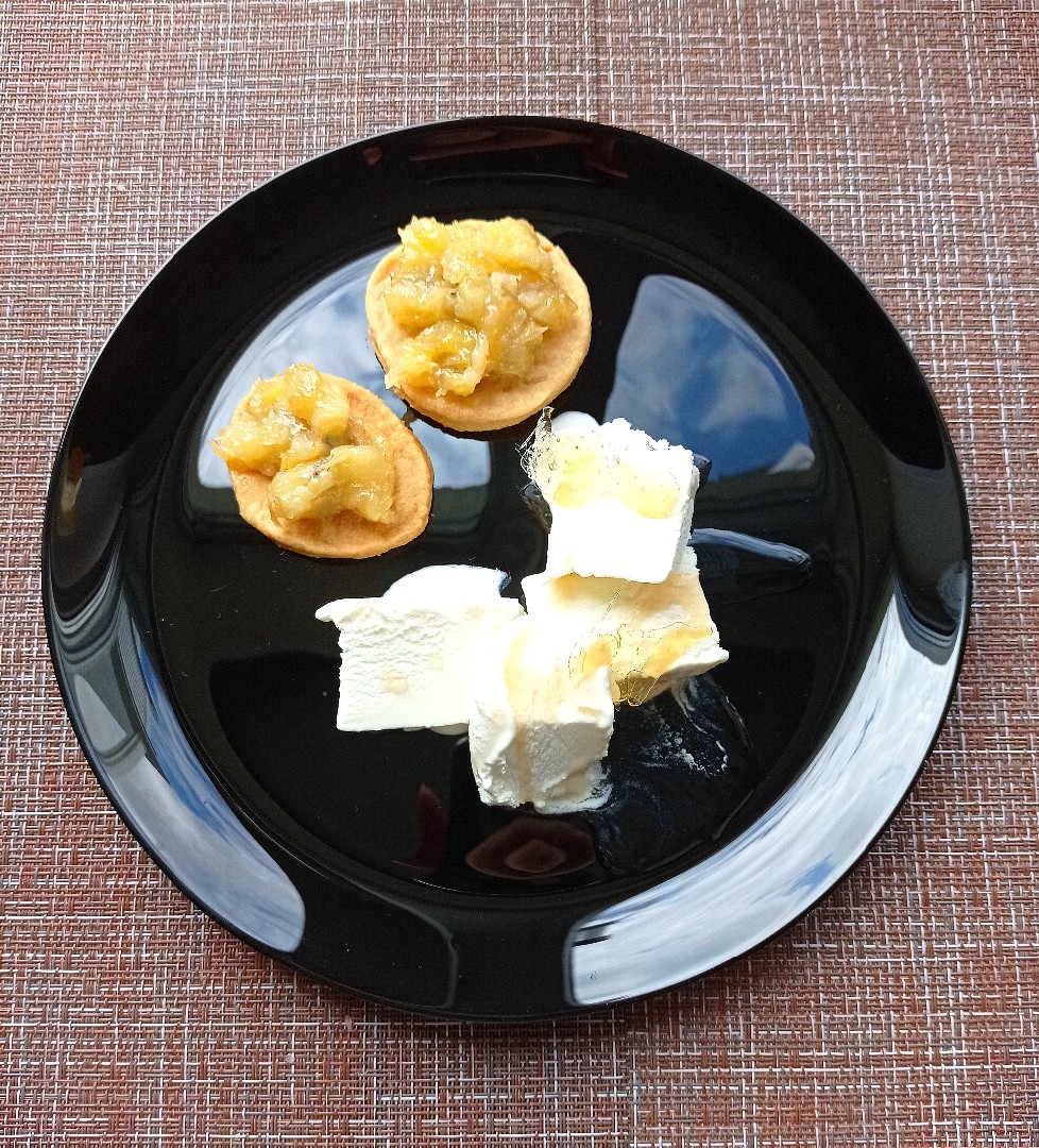 Мини галеты с бананом