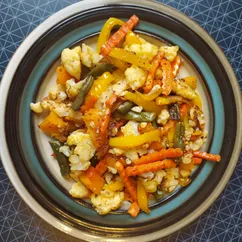 Овощи с оливковым маслом в духовке