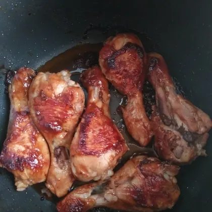 Куриная голень в соусе 'барбекю' в мультиварке