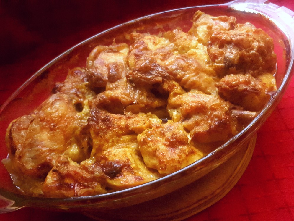 Курица на луковой подушке