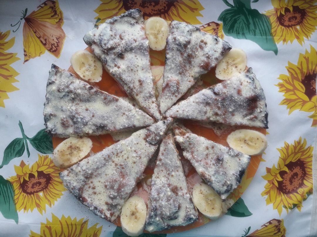 Банановая шарлотка💟 #Кулинарныймарафон