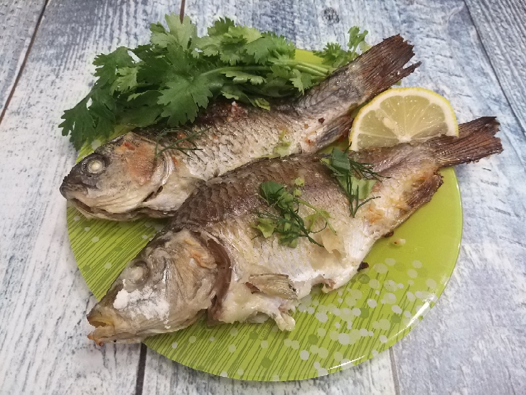 Карась в духовке
