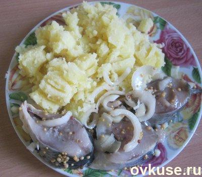 Как замариновать селедку с горчицей
