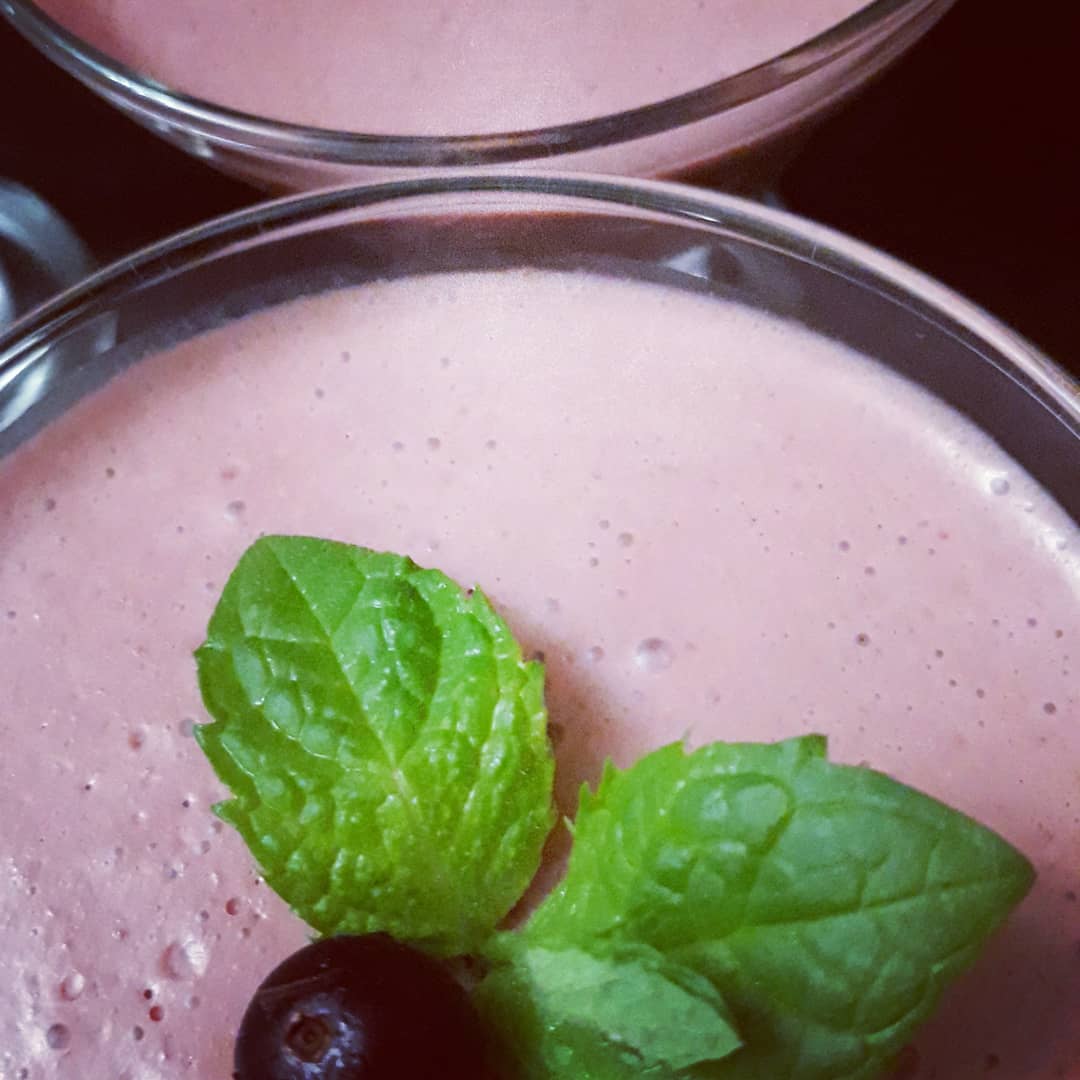 Сметанно-вишневый мусс 🍨🍨🍨🍒🥛