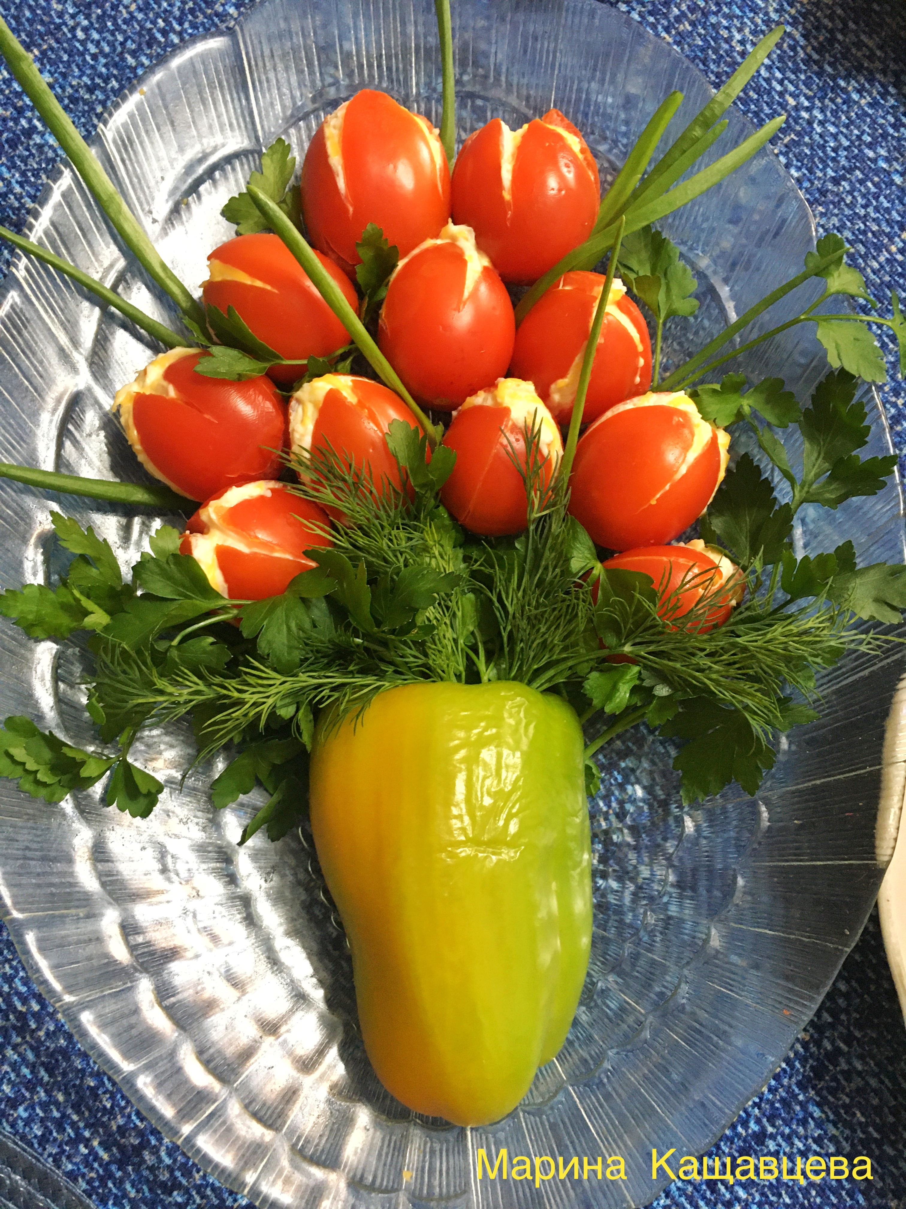 Закуска "Тюльпаны"