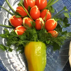 Закуска "Тюльпаны"