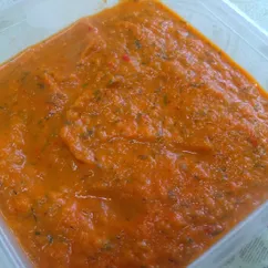 Овощная икра..... из соленых огурцов😋