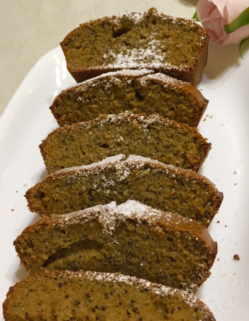 Кекс овсяный с маком и корицей