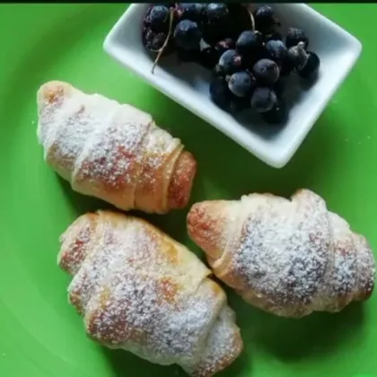 Мини-круассаны с ягодной начинкой 🥐