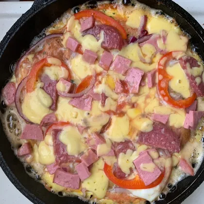 Пицца на сковороде😍🔥😋