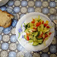 Салат из свежих овощей 🥗