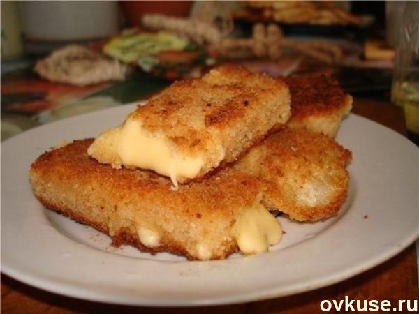 Жареный сыр по-чешски в панировке