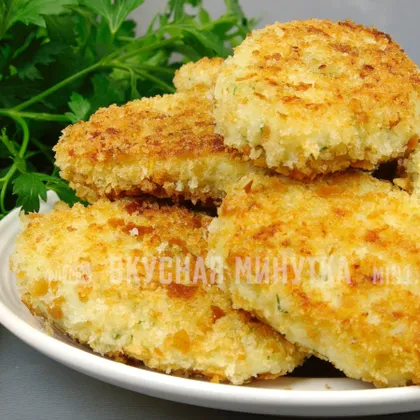 Запечённые курино-картофельные котлеты – кулинарный рецепт